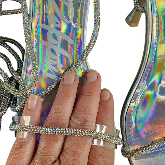 Cape Robbin Iridescent Heels with Silver Accents - Picture 4 of 8